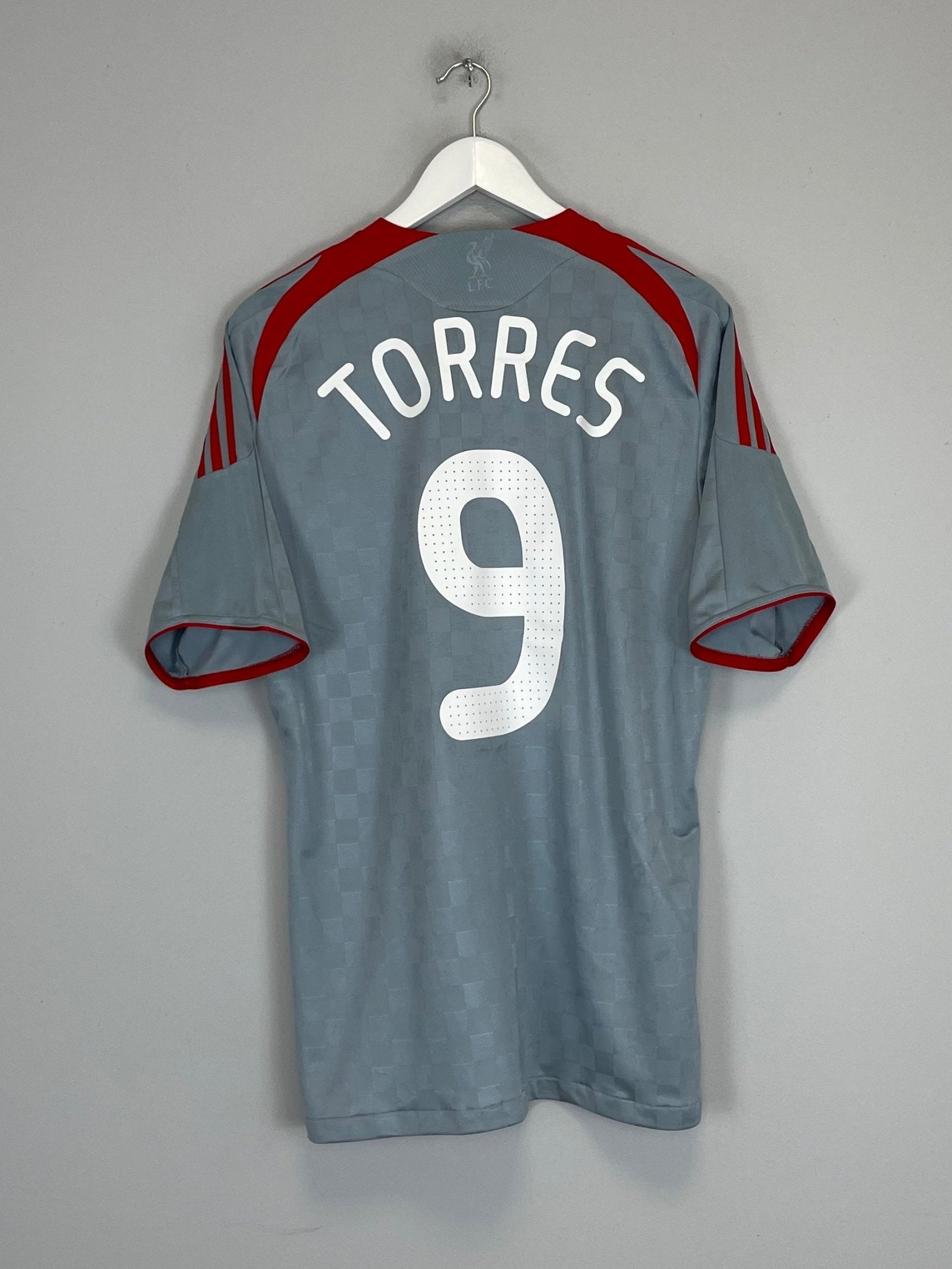 Shop 2008/09 LIVERPOOL TORRES #9 AWAY SHIRT (M) ADIDAS, classic football shirts, vintage football shirts & retro soccer jerseys at Cult Kits