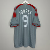 Shop 2008/09 LIVERPOOL TORRES #9 AWAY SHIRT (XL) ADIDAS, classic football shirts, vintage football shirts & retro soccer jerseys at Cult Kits