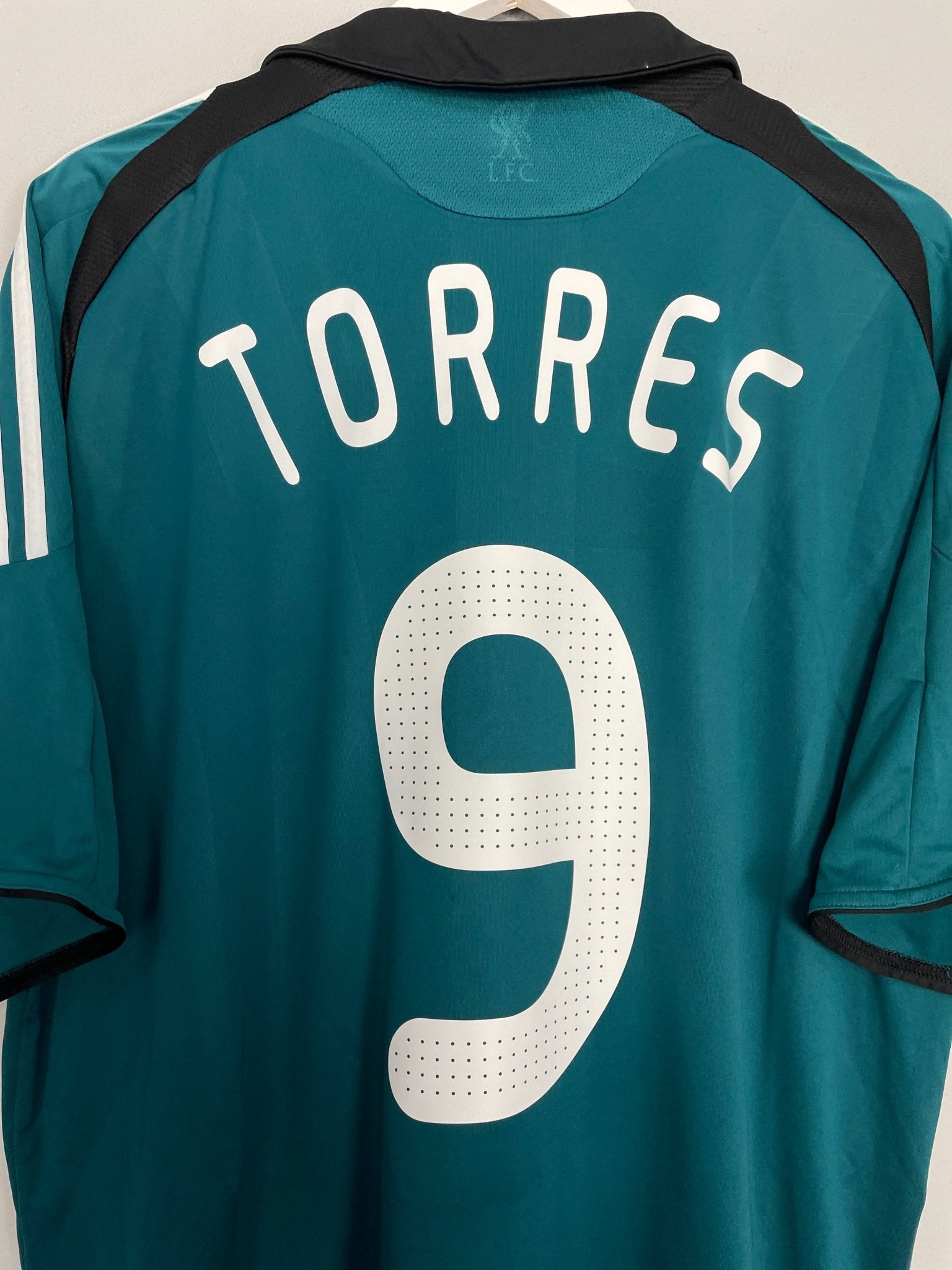 Shop 2008/09 LIVERPOOL TORRES #9 THIRD SHIRT (XXL) ADIDAS, classic football shirts, vintage football shirts & retro soccer jerseys at Cult Kits