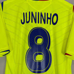 2008/09 LYON JUNINHO 8 THIRD SHIRT (L) UMBRO - Cult Kits - Large - Buy Vintage Football Shirts, Authentic Retro Football Shirts For Sale, Classic Football Shirts & Soccer Jersey