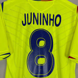 2008/09 LYON JUNINHO 8 THIRD SHIRT (L) UMBRO - Cult Kits - Large - Buy Vintage Football Shirts, Authentic Retro Football Shirts For Sale, Classic Football Shirts & Soccer Jersey