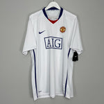 Shop 2008/09 MANCHESTER UNITED *BNWT* RONALDO #7 AWAY SHIRT (XXL) NIKE, classic football shirts, vintage football shirts & retro soccer jerseys at Cult Kits
