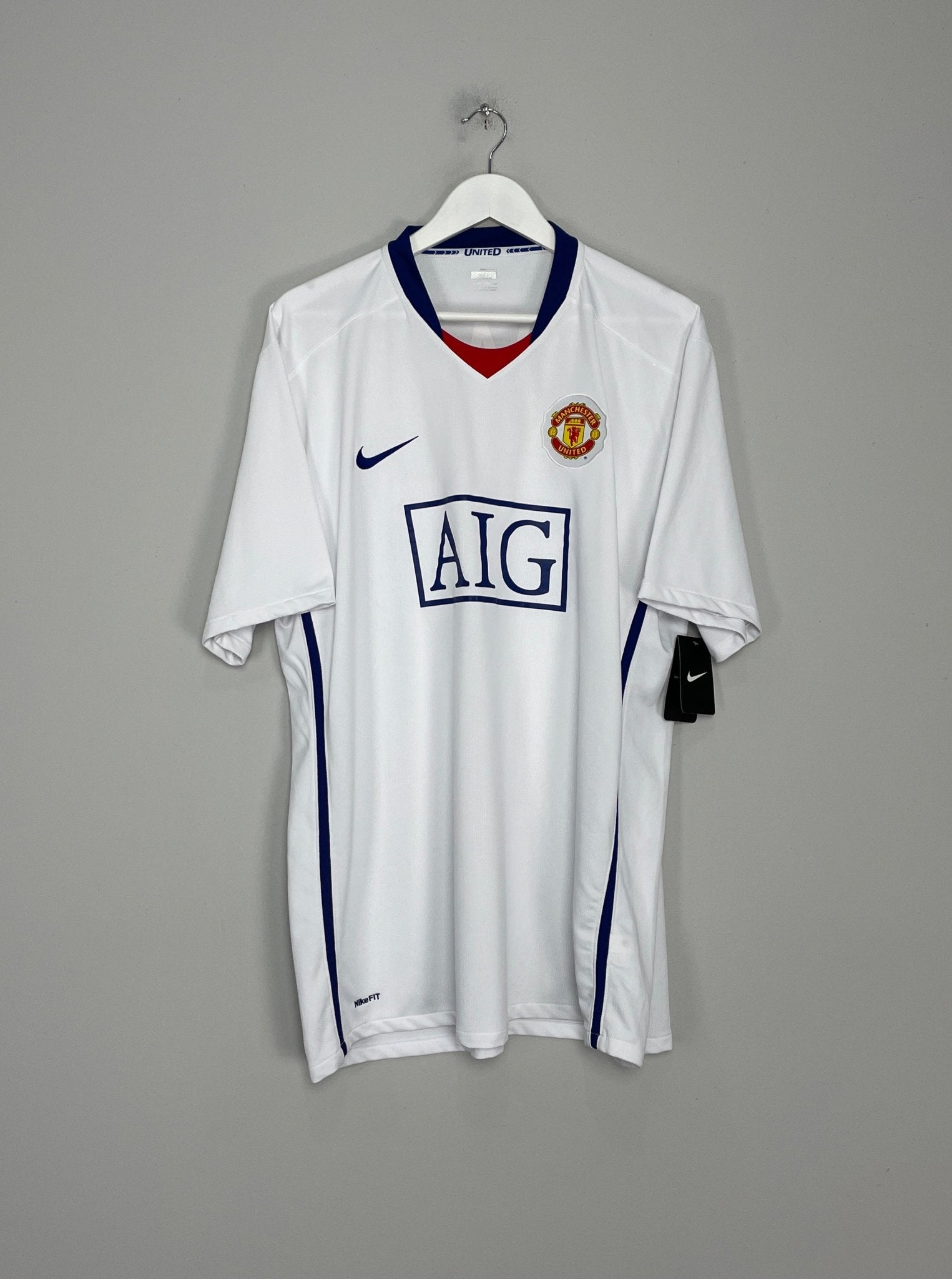 Shop 2008/09 MANCHESTER UNITED *BNWT* RONALDO #7 AWAY SHIRT (XXL) NIKE, classic football shirts, vintage football shirts & retro soccer jerseys at Cult Kits