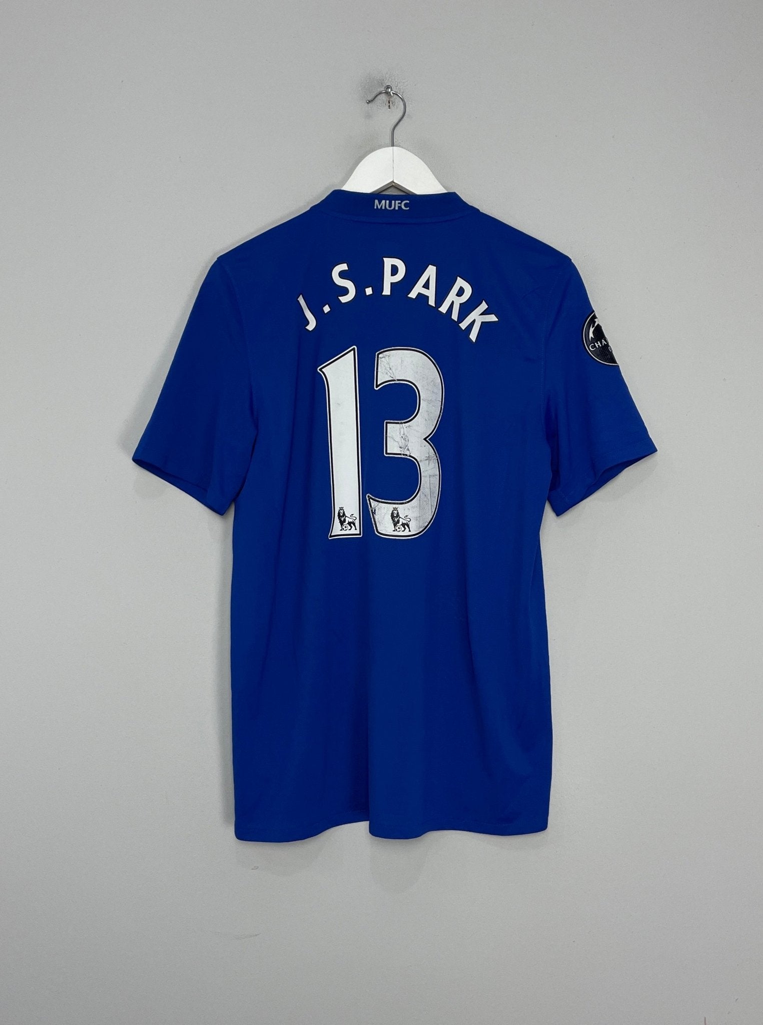 Shop 2008/09 MANCHESTER UNITED J.S PARK #13 THIRD SHIRT (M) NIKE, classic football shirts, vintage football shirts & retro soccer jerseys at Cult Kits