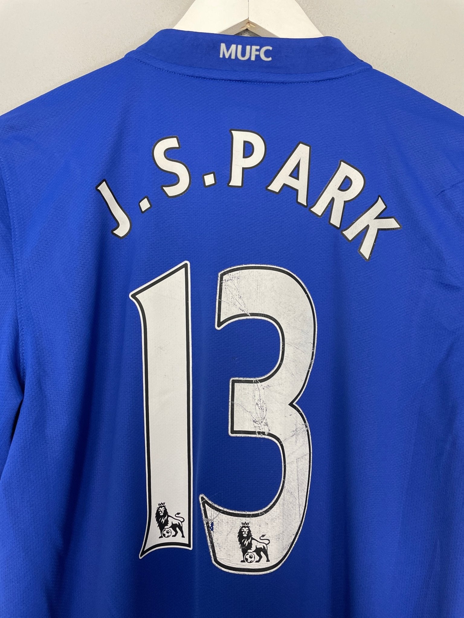 Shop 2008/09 MANCHESTER UNITED J.S PARK #13 THIRD SHIRT (M) NIKE, classic football shirts, vintage football shirts & retro soccer jerseys at Cult Kits