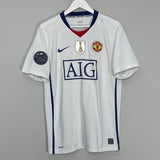 Shop 2008/09 MANCHESTER UNITED RONALDO #7 AWAY SHIRT (L) NIKE, classic football shirts, vintage football shirts & retro soccer jerseys at Cult Kits