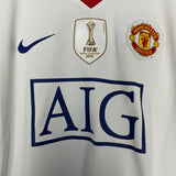 Shop 2008/09 MANCHESTER UNITED RONALDO #7 AWAY SHIRT (L) NIKE, classic football shirts, vintage football shirts & retro soccer jerseys at Cult Kits