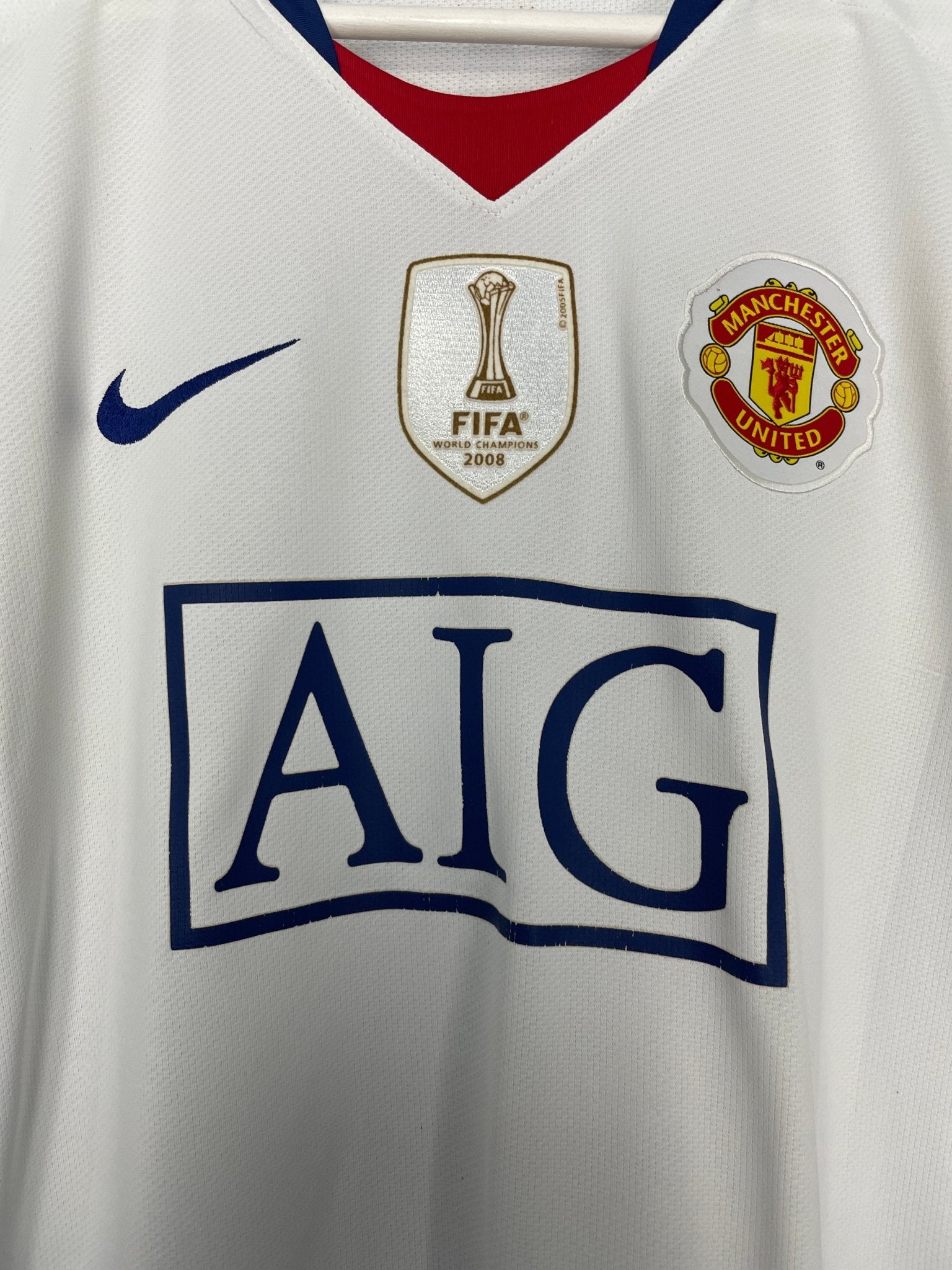 Shop 2008/09 MANCHESTER UNITED RONALDO #7 AWAY SHIRT (L) NIKE, classic football shirts, vintage football shirts & retro soccer jerseys at Cult Kits