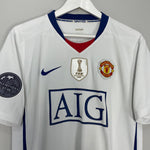Shop 2008/09 MANCHESTER UNITED RONALDO #7 AWAY SHIRT (L) NIKE, classic football shirts, vintage football shirts & retro soccer jerseys at Cult Kits