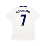Buy 2008/09 Manchester United Ronaldo 7 Away Shirt (S) Nike ~ Free worldwide shipping ~ Authentic Vintage Football Shirts from Cult Kits