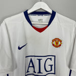 Shop 2008/09 MANCHESTER UNITED RONALDO #7 AWAY SHIRT (XL) NIKE, classic football shirts, vintage football shirts & retro soccer jerseys at Cult Kits