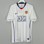 Shop 2008/09 MANCHESTER UNITED RONALDO #7 AWAY SHIRT (XL) NIKE, classic football shirts, vintage football shirts & retro soccer jerseys at Cult Kits