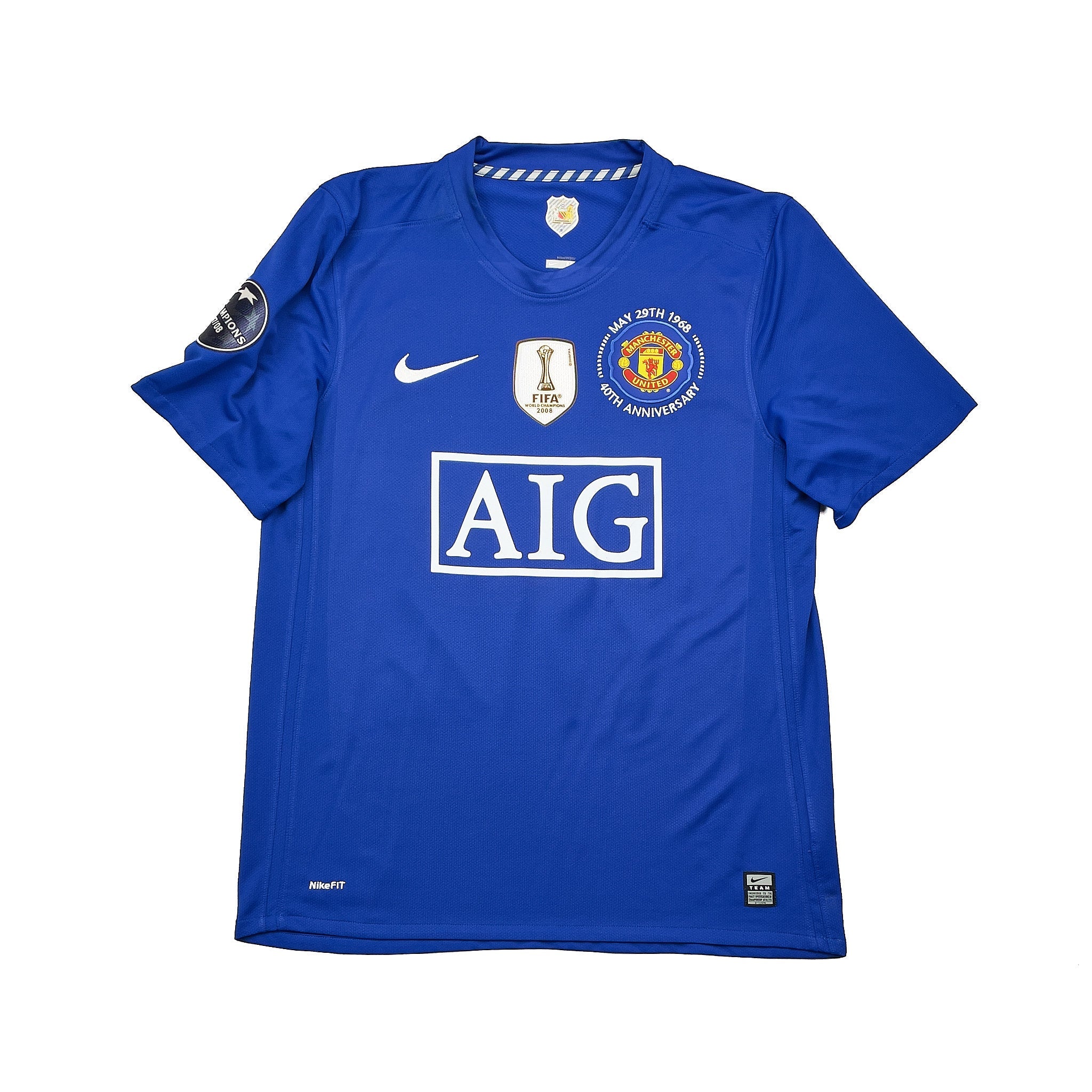 Buy 2008/09 Manchester United Ronaldo 7 C/L Third Shirt (M) Nike ~ Free worldwide shipping ~ Authentic Vintage Football Shirts from Cult Kits