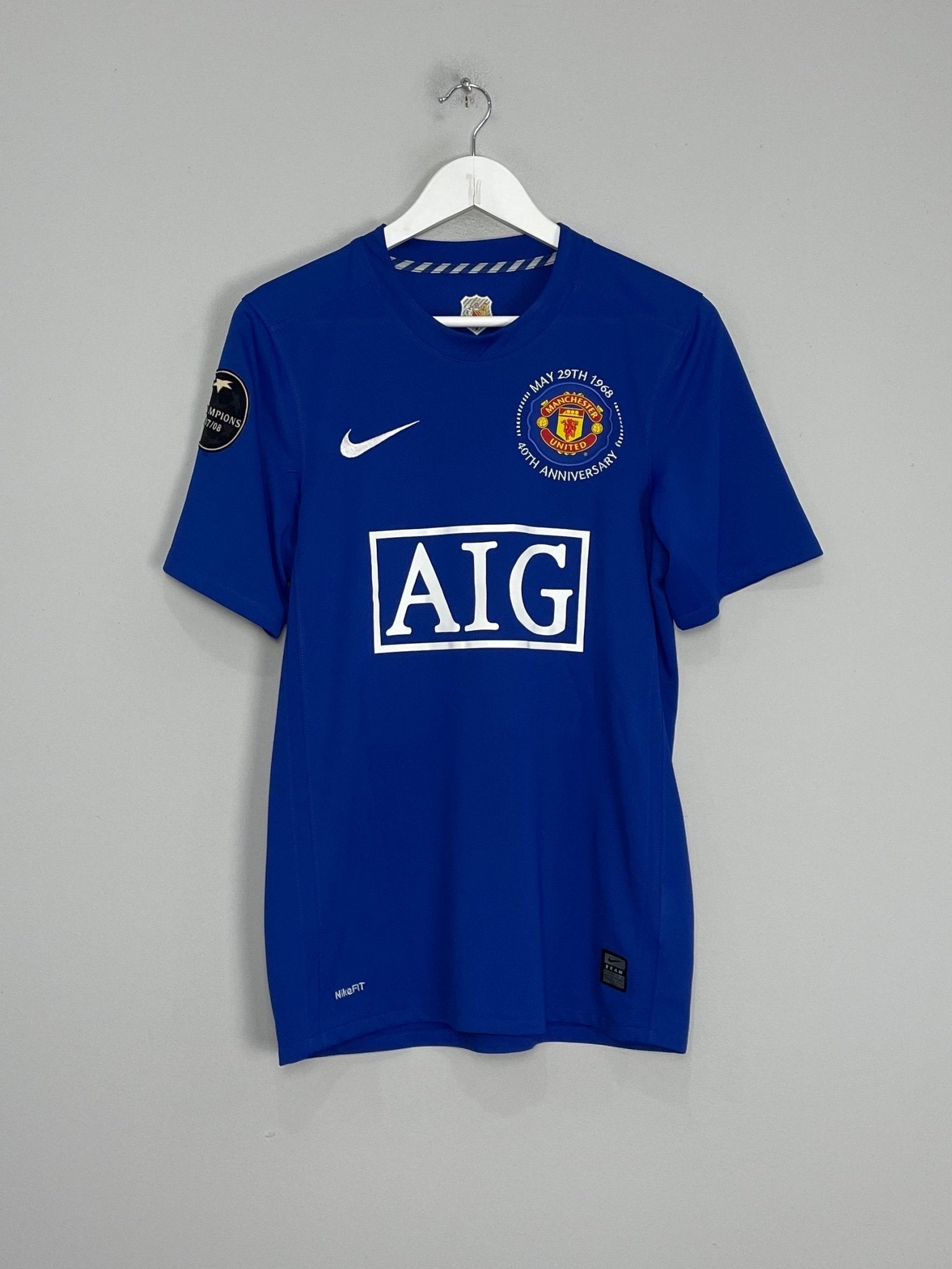 Shop 2008/09 MANCHESTER UNITED RONALDO #7 C/L THIRD SHIRT (S) NIKE, classic football shirts, vintage football shirts & retro soccer jerseys at Cult Kits