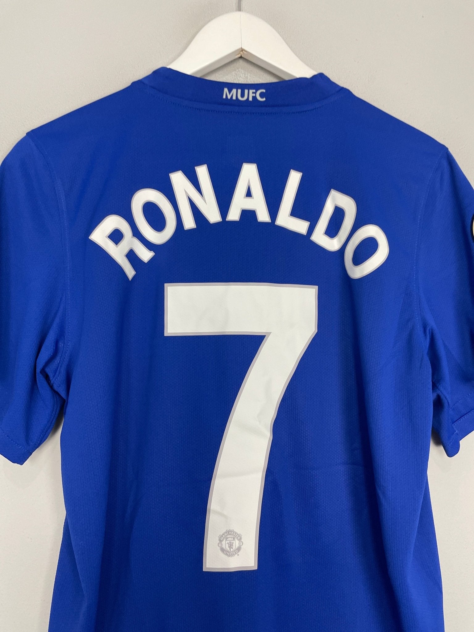 Shop 2008/09 MANCHESTER UNITED RONALDO #7 C/L THIRD SHIRT (S) NIKE, classic football shirts, vintage football shirts & retro soccer jerseys at Cult Kits