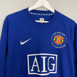 Shop 2008/09 MANCHESTER UNITED RONALDO #7 L/S THIRD SHIRT (XL) NIKE, classic football shirts, vintage football shirts & retro soccer jerseys at Cult Kits