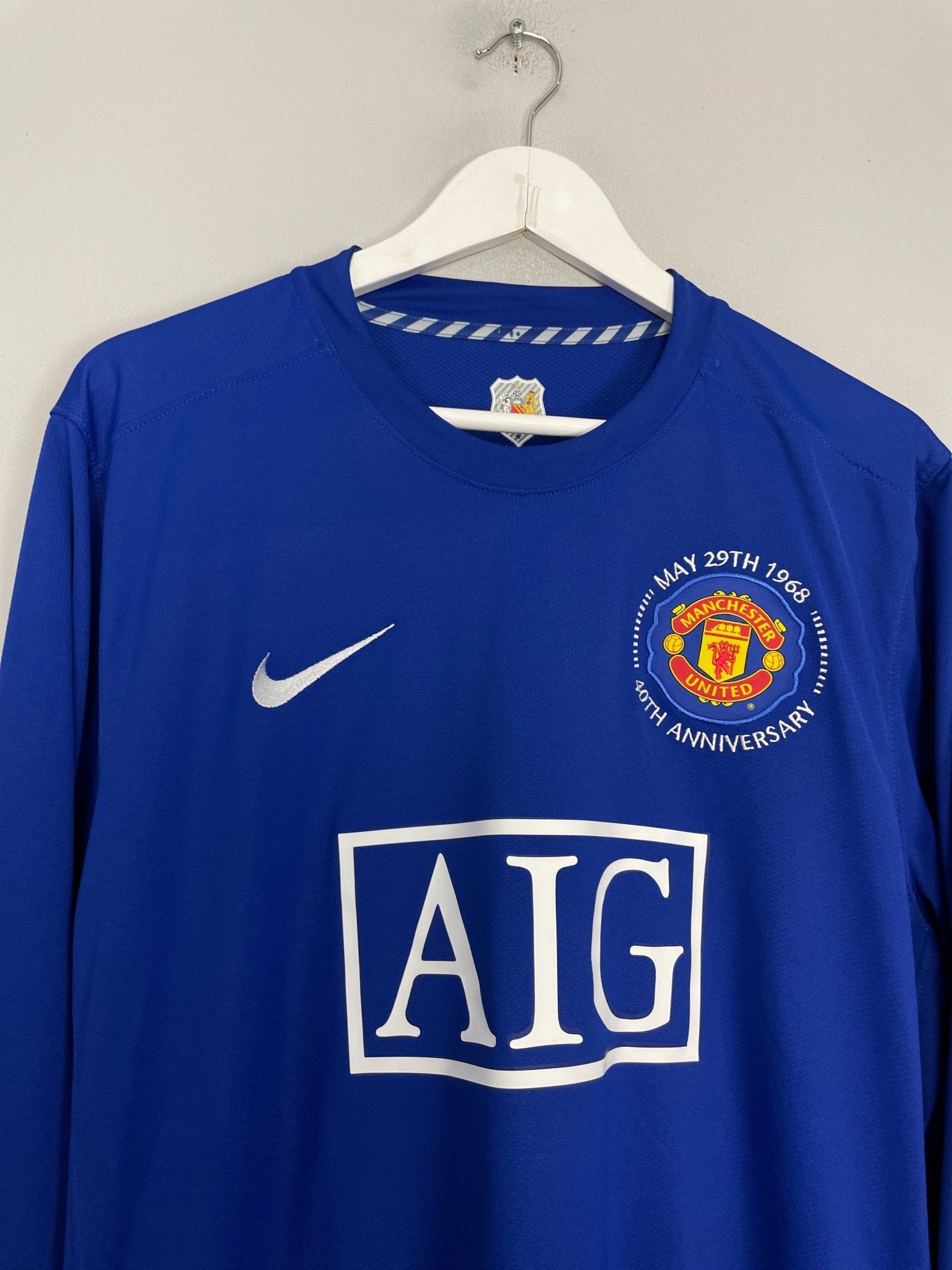 Shop 2008/09 MANCHESTER UNITED RONALDO #7 L/S THIRD SHIRT (XL) NIKE, classic football shirts, vintage football shirts & retro soccer jerseys at Cult Kits