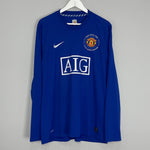Shop 2008/09 MANCHESTER UNITED RONALDO #7 L/S THIRD SHIRT (XL) NIKE, classic football shirts, vintage football shirts & retro soccer jerseys at Cult Kits