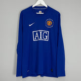 Shop 2008/09 MANCHESTER UNITED RONALDO #7 L/S THIRD SHIRT (XL) NIKE, classic football shirts, vintage football shirts & retro soccer jerseys at Cult Kits