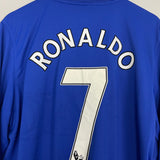 Shop 2008/09 MANCHESTER UNITED RONALDO #7 L/S THIRD SHIRT (XL) NIKE, classic football shirts, vintage football shirts & retro soccer jerseys at Cult Kits