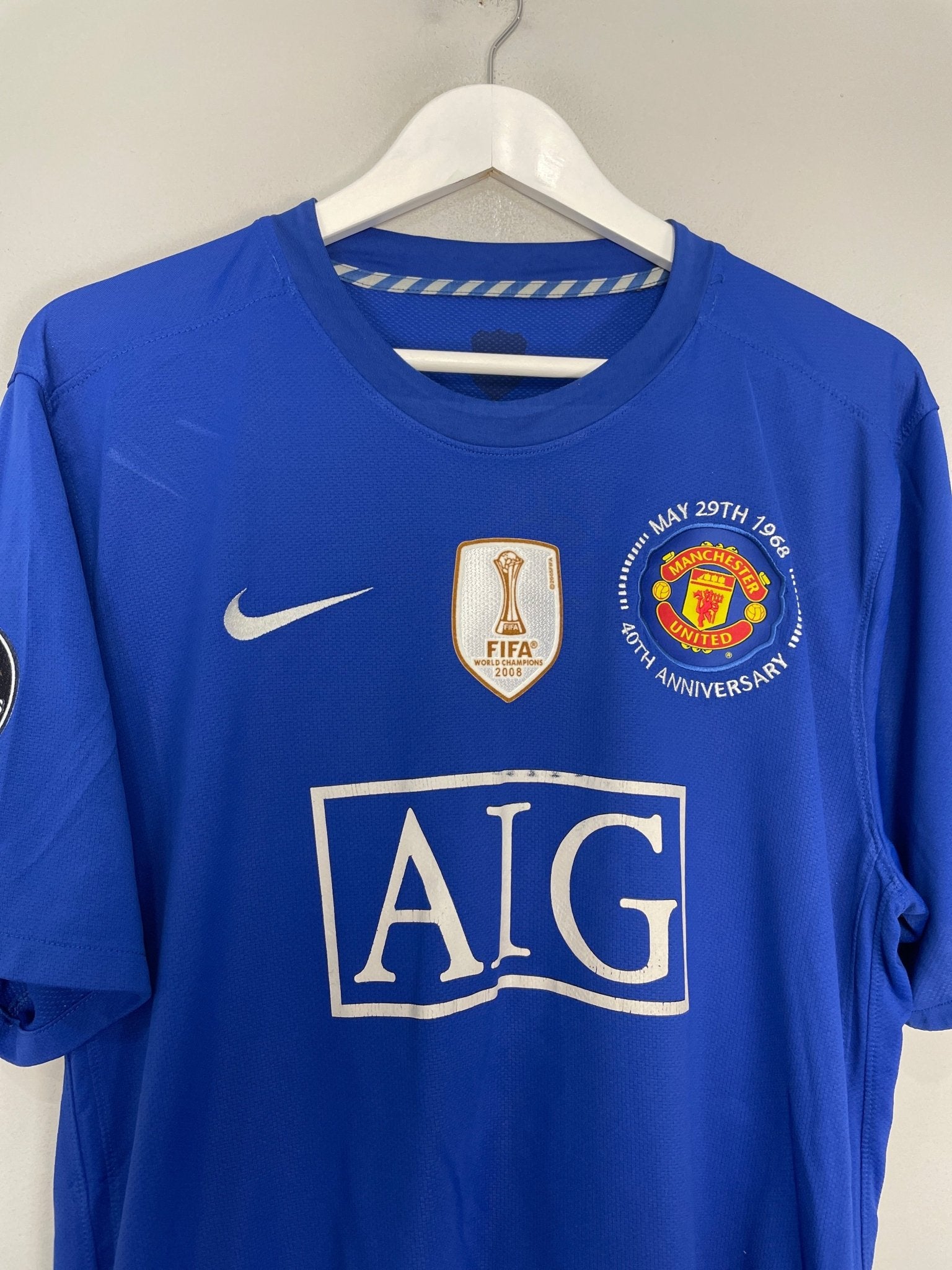 Shop 2008/09 MANCHESTER UNITED RONALDO #7 THIRD SHIRT (XL) NIKE, classic football shirts, vintage football shirts & retro soccer jerseys at Cult Kits