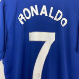 Shop 2008/09 MANCHESTER UNITED RONALDO #7 THIRD SHIRT (XL) NIKE, classic football shirts, vintage football shirts & retro soccer jerseys at Cult Kits