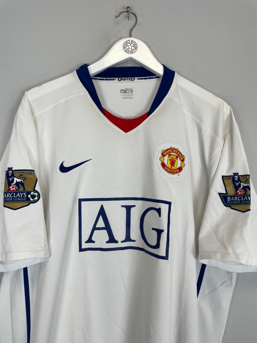2008/09 MANCHESTER UNITED TEVEZ 32 AWAY SHIRT (XXL) NIKE - Cult Kits - XXL - Buy Vintage Football Shirts, Authentic Retro Football Shirts For Sale, Classic Football Shirts & Soccer Jersey