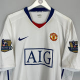 2008/09 MANCHESTER UNITED TEVEZ 32 AWAY SHIRT (XXL) NIKE - Cult Kits - XXL - Buy Vintage Football Shirts, Authentic Retro Football Shirts For Sale, Classic Football Shirts & Soccer Jersey