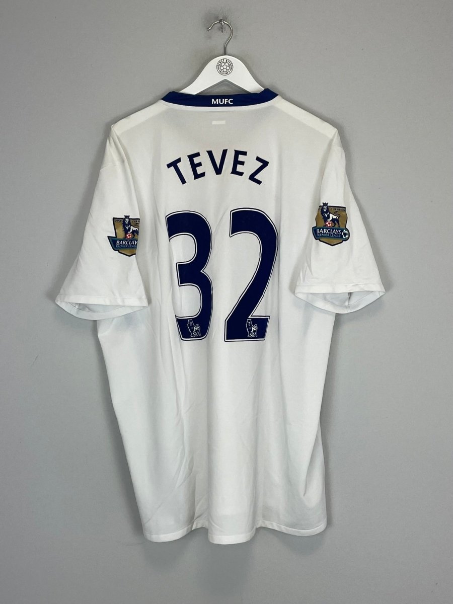 2008/09 MANCHESTER UNITED TEVEZ 32 AWAY SHIRT (XXL) NIKE - Cult Kits - XXL - Buy Vintage Football Shirts, Authentic Retro Football Shirts For Sale, Classic Football Shirts & Soccer Jersey