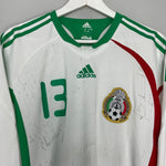 Shop 2008/09 MEXICO #13 *SQUAD SIGNED* PLAYER ISSUE AWAY SHIRT (L) ADIDAS, classic football shirts, vintage football shirts & retro soccer jerseys at Cult Kits