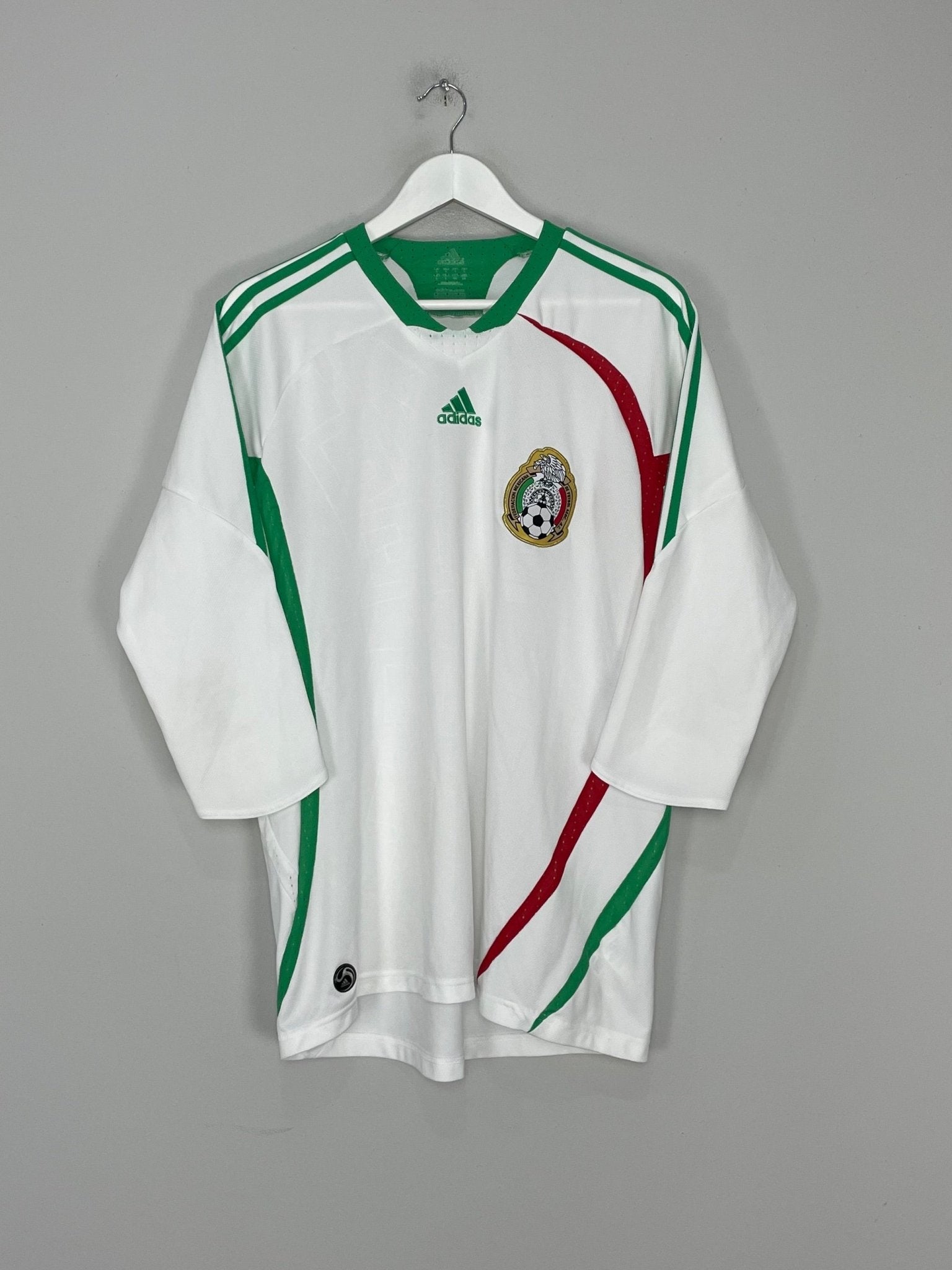 Shop 2008/09 MEXICO AWAY SHIRT (L) ADIDAS, classic football shirts, vintage football shirts & retro soccer jerseys at Cult Kits