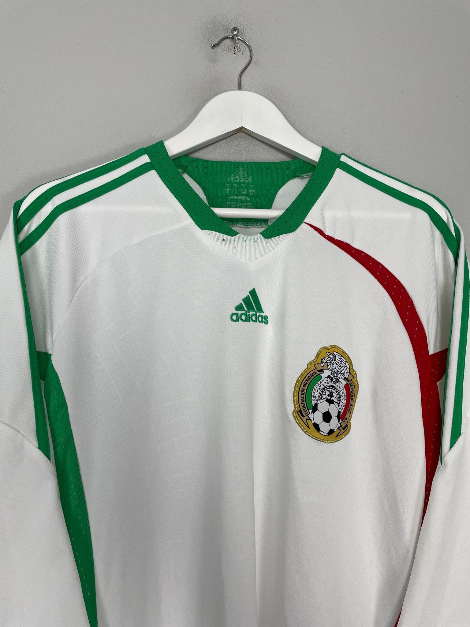 Shop 2008/09 MEXICO AWAY SHIRT (L) ADIDAS, classic football shirts, vintage football shirts & retro soccer jerseys at Cult Kits