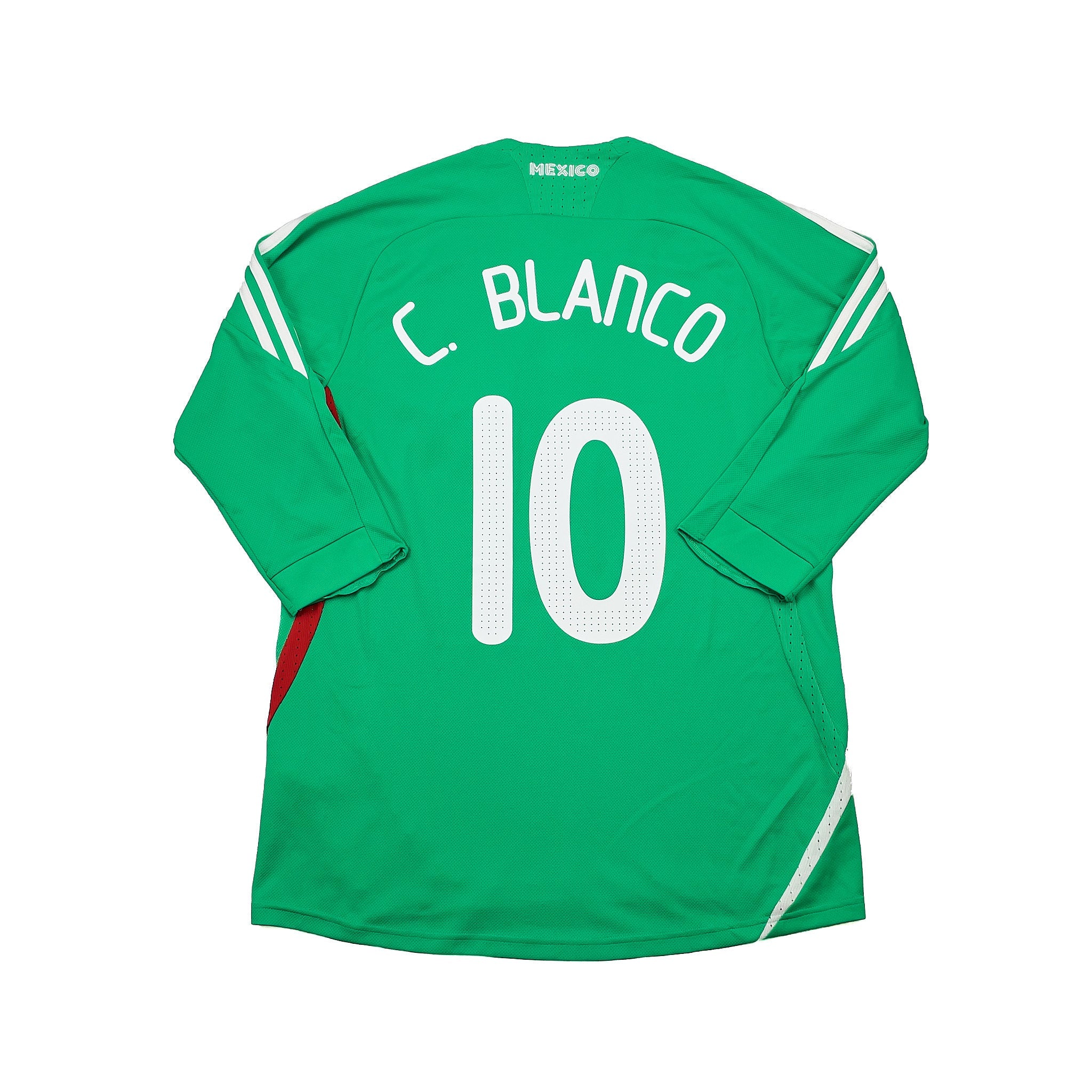 Buy 2008/09 Mexico C.Blanco 10 Home Shirt (M) Adidas ~ Free worldwide shipping available ~ Authentic Vintage Football Shirts from Cult Kits