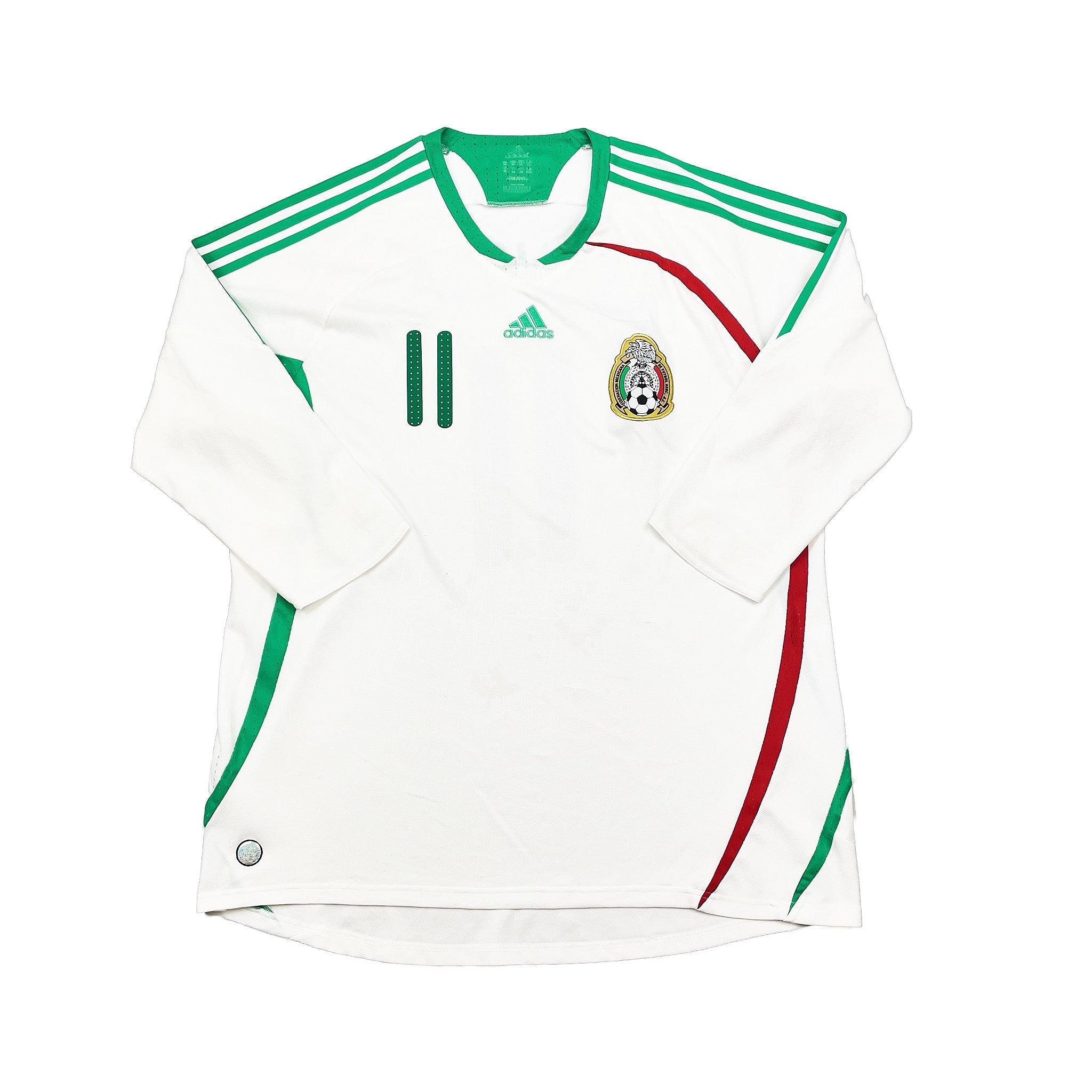 Buy 2008/09 Mexico C.Vela 11 Away Shirt (XXL) Adidas ~ Free worldwide shipping available ~ Authentic Vintage Football Shirts from Cult Kits