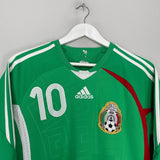 Shop 2008/09 MEXICO DOS SANTOS #10 HOME SHIRT (M) ADIDAS, classic football shirts, vintage football shirts & retro soccer jerseys at Cult Kits
