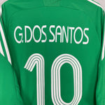 Shop 2008/09 MEXICO DOS SANTOS #10 HOME SHIRT (M) ADIDAS, classic football shirts, vintage football shirts & retro soccer jerseys at Cult Kits