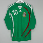 Shop 2008/09 MEXICO DOS SANTOS #10 HOME SHIRT (M) ADIDAS, classic football shirts, vintage football shirts & retro soccer jerseys at Cult Kits