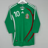 Shop 2008/09 MEXICO DOS SANTOS #10 HOME SHIRT (M) ADIDAS, classic football shirts, vintage football shirts & retro soccer jerseys at Cult Kits