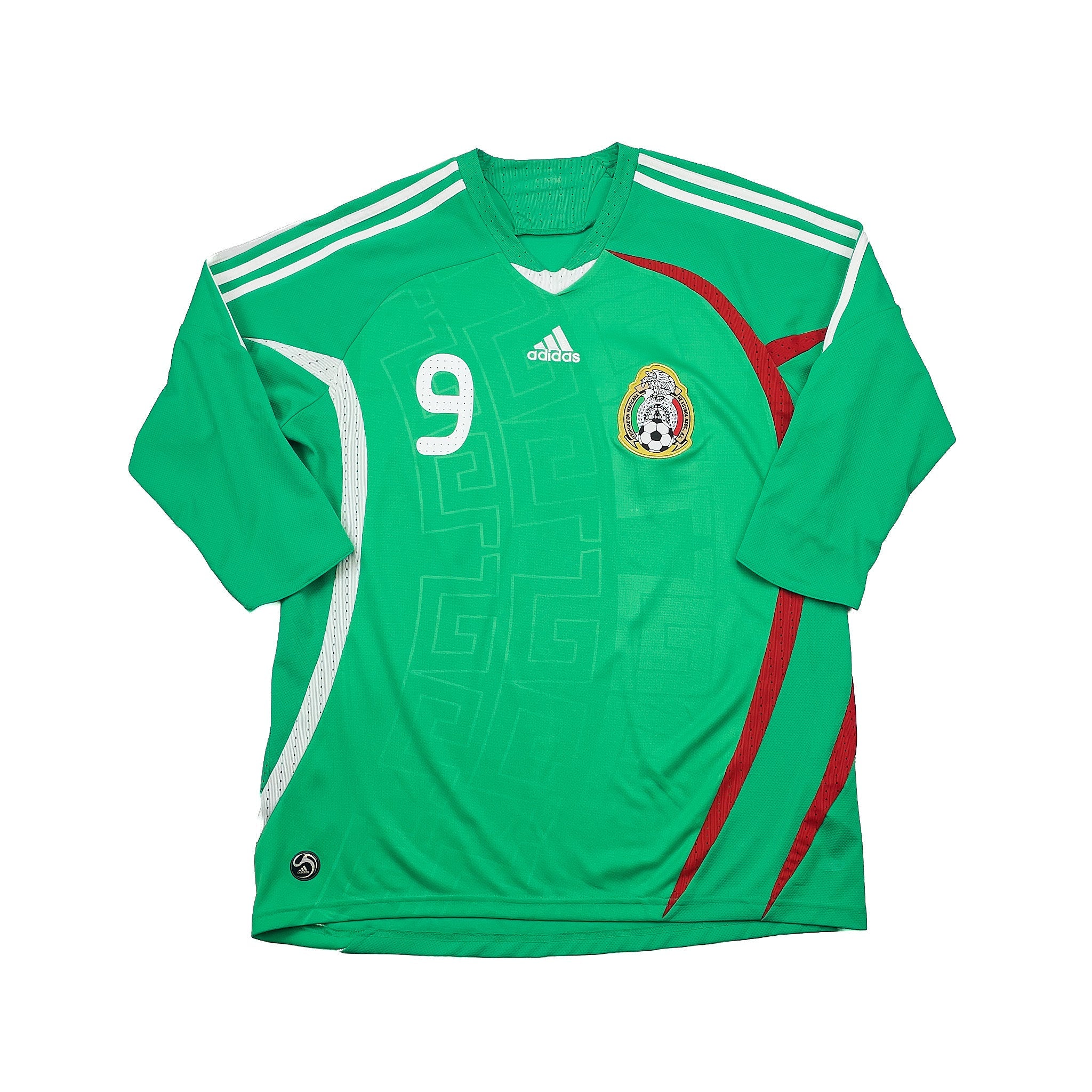 Buy 2008/09 MEXICO J.BORGETTI 9 HOME SHIRT (L) ADIDAS ~ Free worldwide shipping available ~ Authentic Vintage Football Shirts from Cult Kits