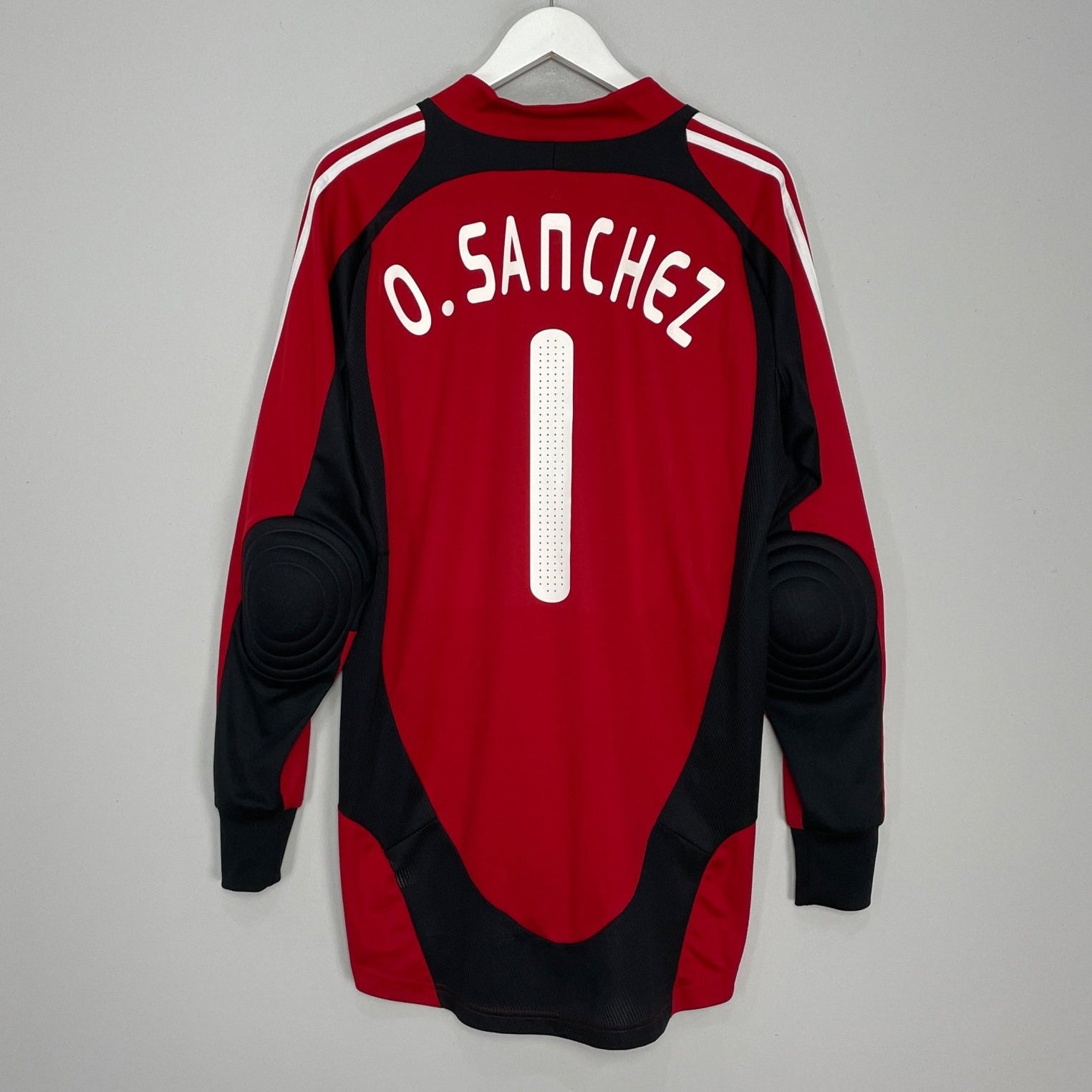 Shop 2008/09 MEXICO O.SANCHEZ #1 *PLAYER ISSUE* GK SHIRT (L) ADIDAS, classic football shirts, vintage football shirts & retro soccer jerseys at Cult Kits