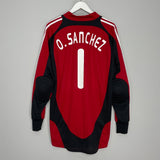 Shop 2008/09 MEXICO O.SANCHEZ #1 *PLAYER ISSUE* GK SHIRT (L) ADIDAS, classic football shirts, vintage football shirts & retro soccer jerseys at Cult Kits