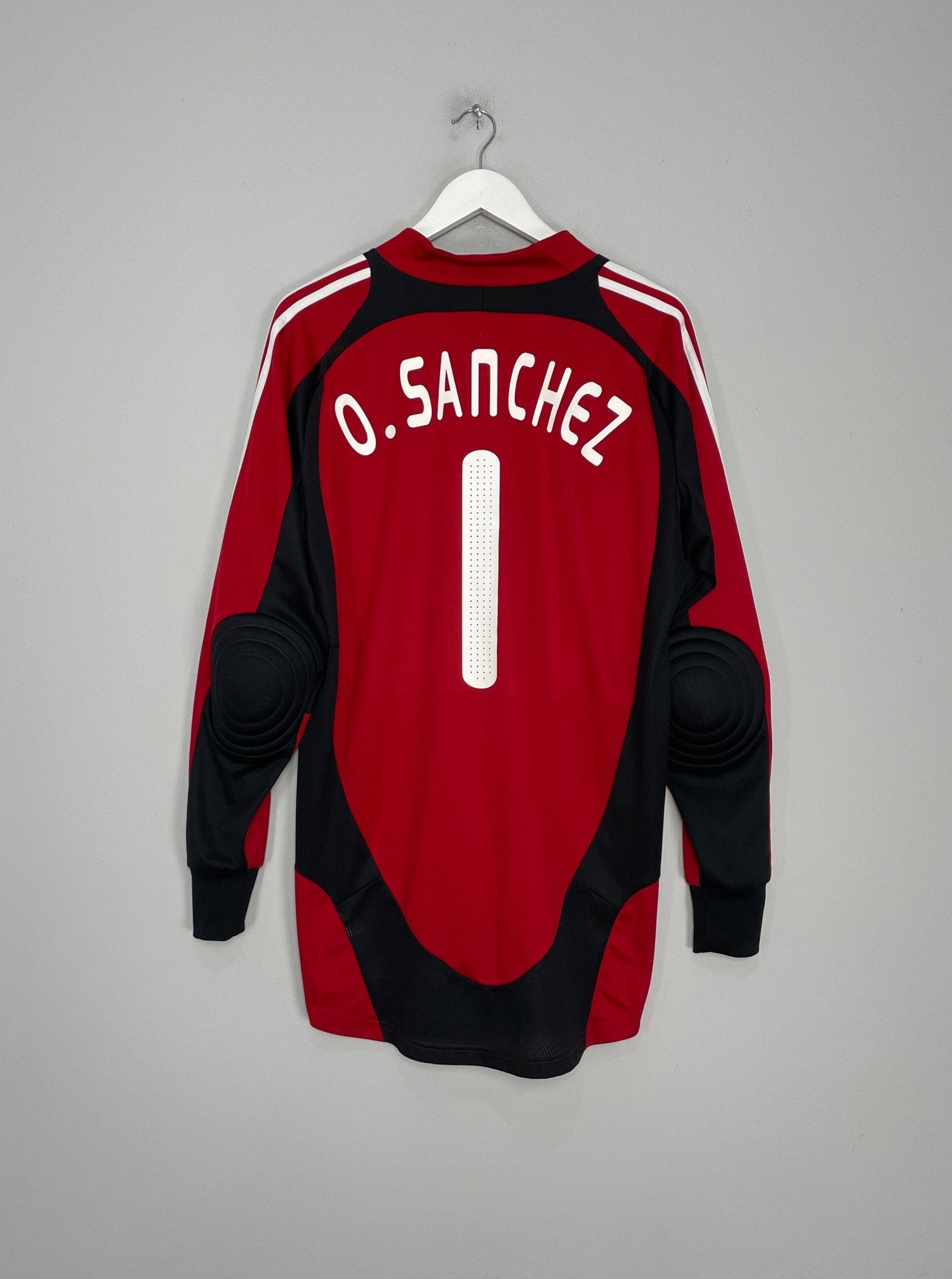 Shop 2008/09 MEXICO O.SANCHEZ #1 *PLAYER ISSUE* GK SHIRT (L) ADIDAS, classic football shirts, vintage football shirts & retro soccer jerseys at Cult Kits
