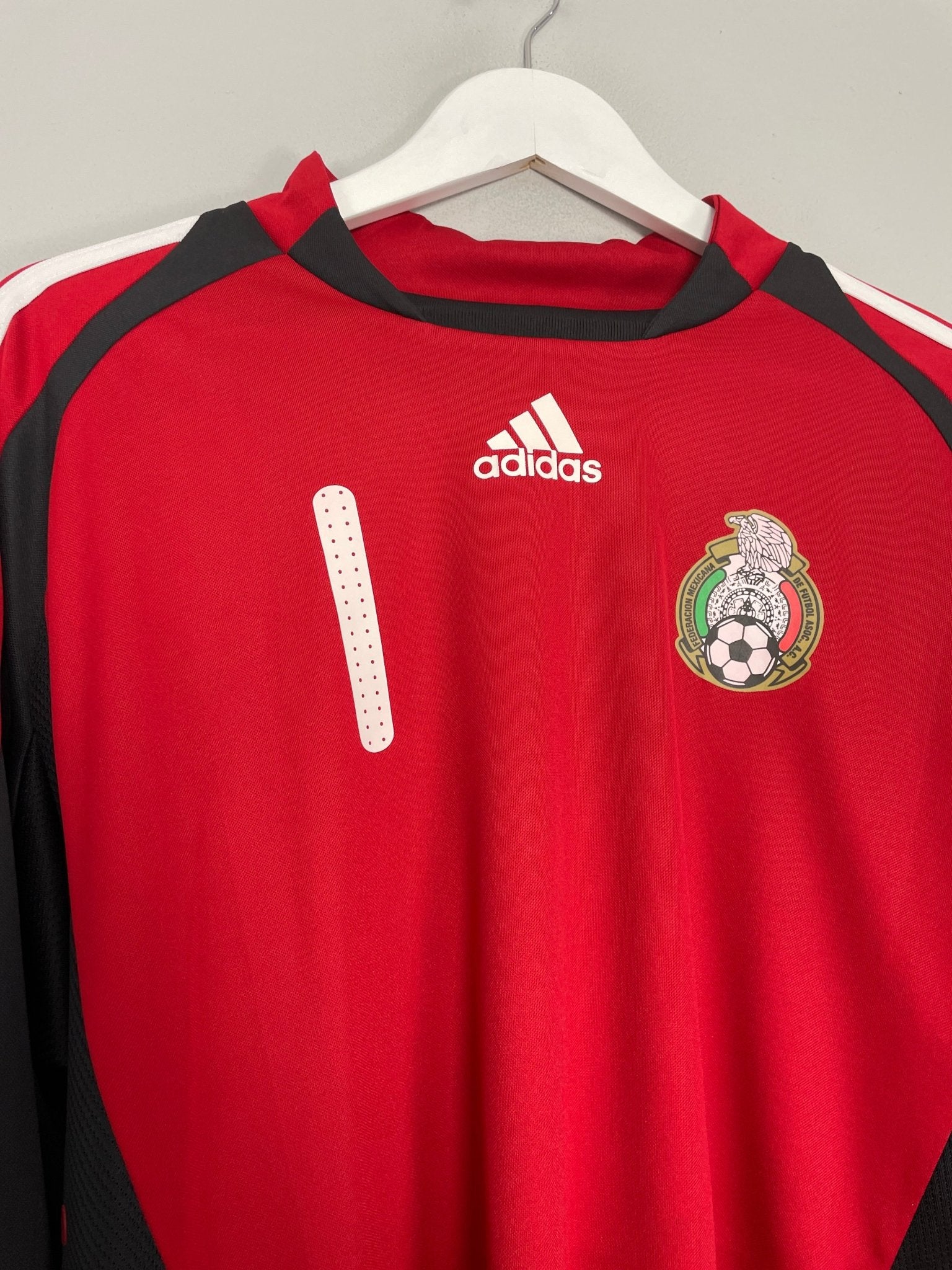 Shop 2008/09 MEXICO O.SANCHEZ #1 *PLAYER ISSUE* GK SHIRT (L) ADIDAS, classic football shirts, vintage football shirts & retro soccer jerseys at Cult Kits