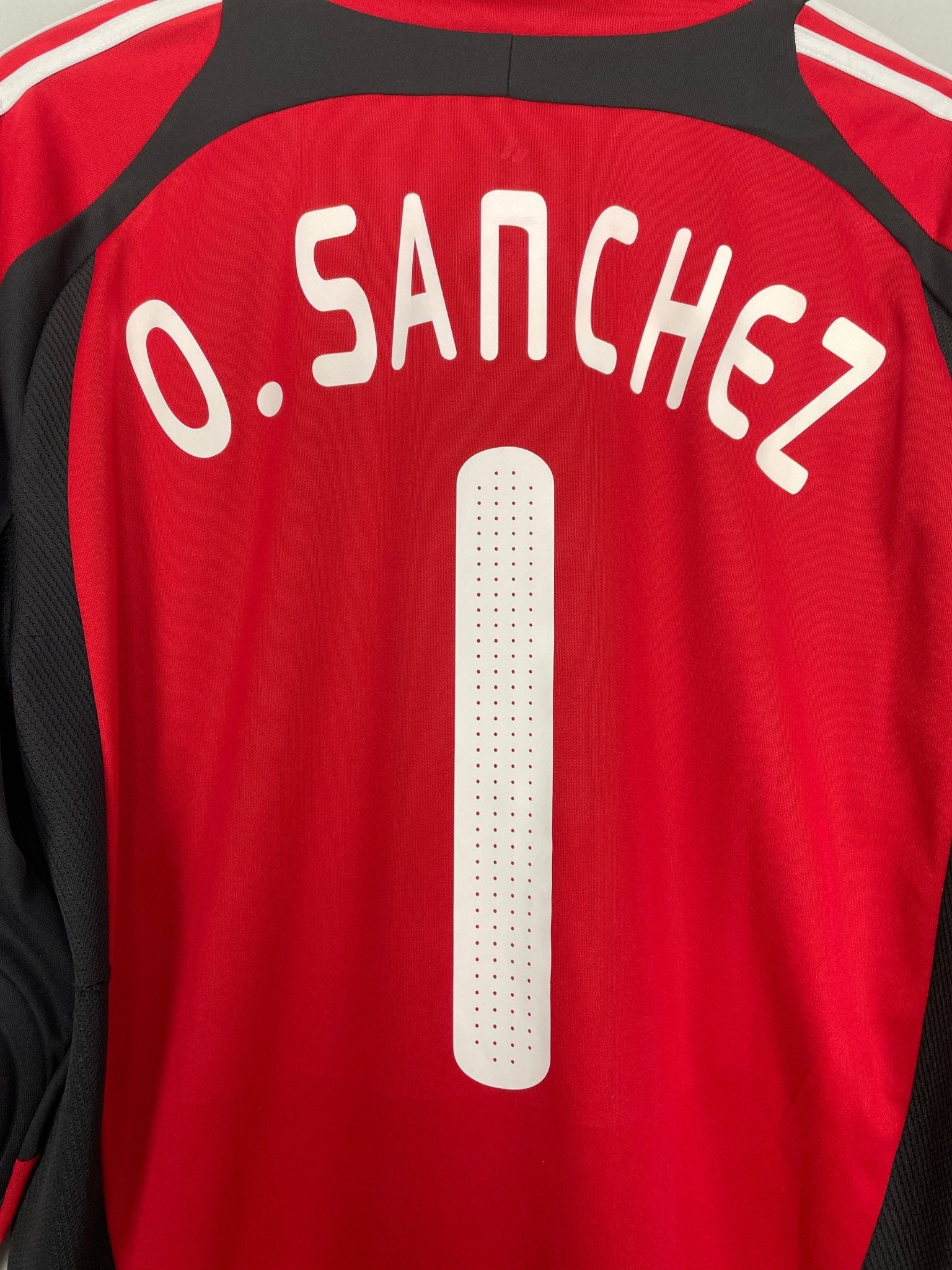 Shop 2008/09 MEXICO O.SANCHEZ #1 *PLAYER ISSUE* GK SHIRT (L) ADIDAS, classic football shirts, vintage football shirts & retro soccer jerseys at Cult Kits