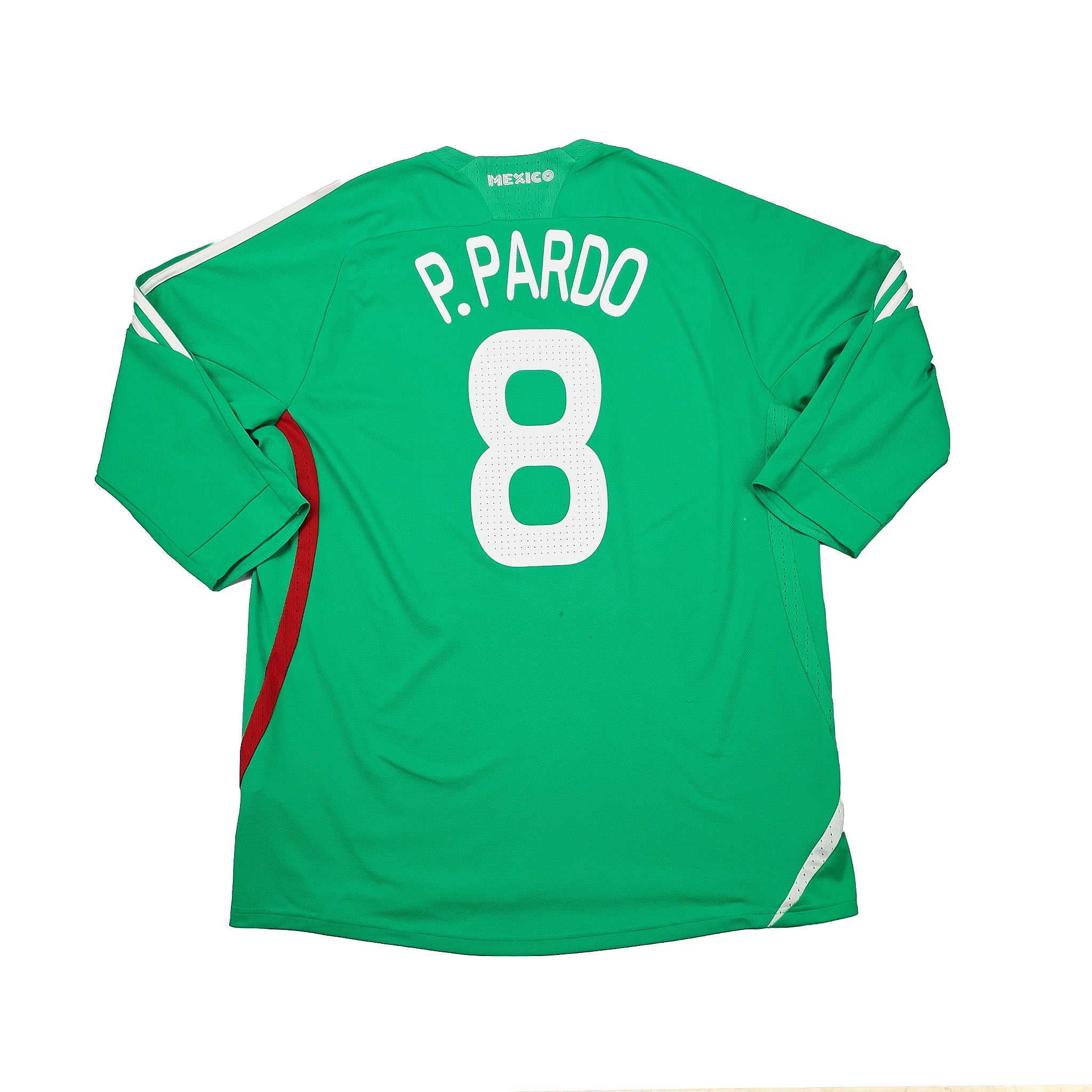 Buy 2008/09 MEXICO P.PARDO 8 HOME SHIRT (XL) ADIDAS ~ Free worldwide shipping available ~ Authentic Vintage Football Shirts from Cult Kits
