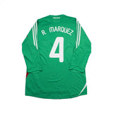 Buy 2008/09 Mexico Rafael Marquez 4 Home Shirt (L) Adidas ~ Free worldwide shipping ~ Authentic Vintage Football Shirts from Cult Kits