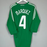 Shop 2008/09 MEXICO R.MARQUEZ #4 HOME SHIRT (XL) ADIDAS, classic football shirts, vintage football shirts & retro soccer jerseys at Cult Kits