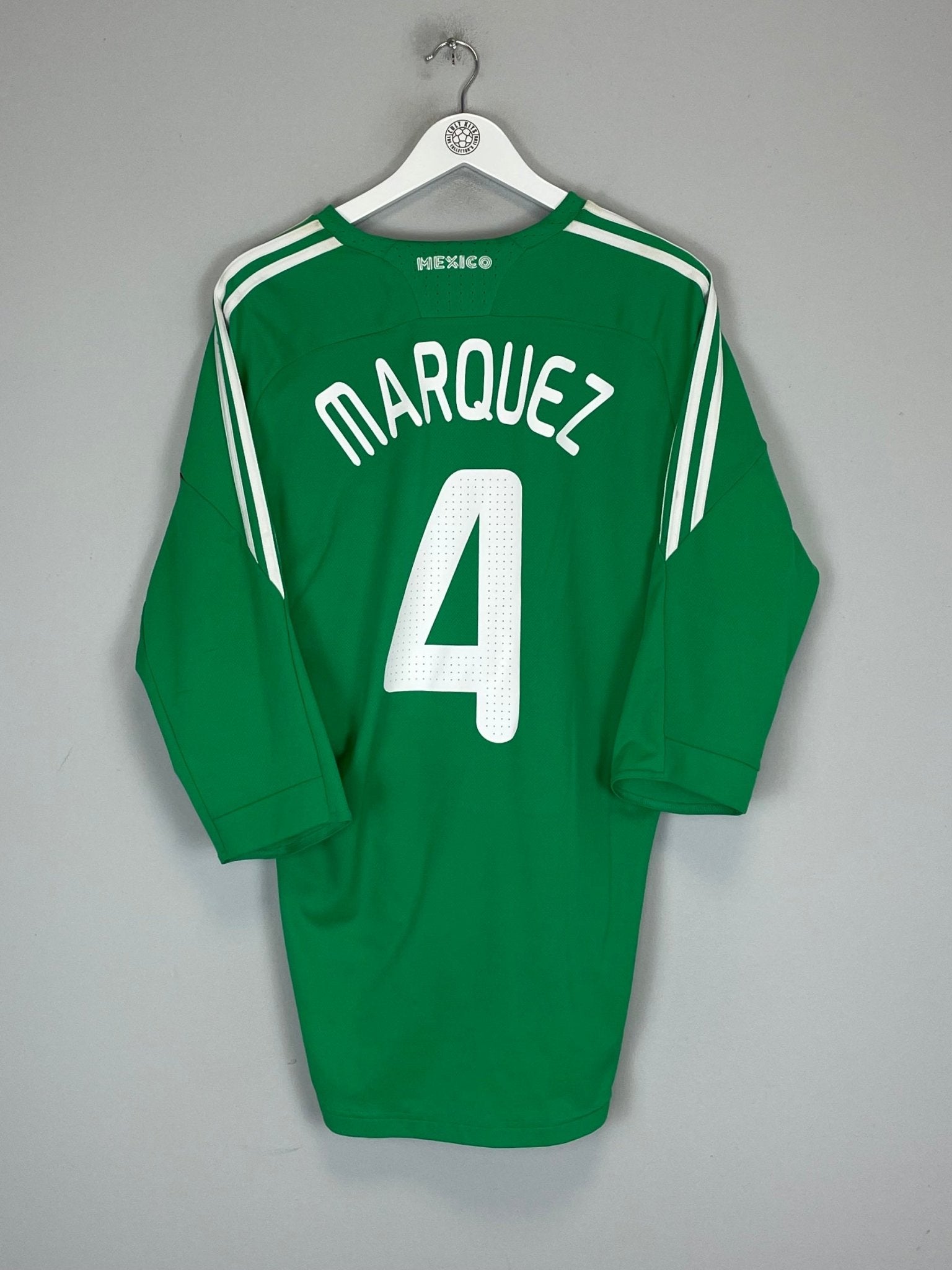Shop 2008/09 MEXICO R.MARQUEZ #4 HOME SHIRT (XL) ADIDAS, classic football shirts, vintage football shirts & retro soccer jerseys at Cult Kits