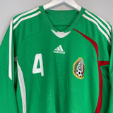 Shop 2008/09 MEXICO R.MARQUEZ #4 HOME SHIRT (XL) ADIDAS, classic football shirts, vintage football shirts & retro soccer jerseys at Cult Kits
