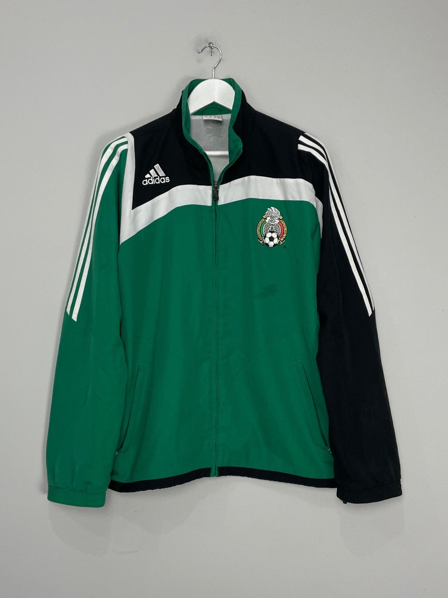 Shop 2008/09 MEXICO TRACK JACKET (M) ADIDAS, classic football shirts, vintage football shirts & retro soccer jerseys at Cult Kits